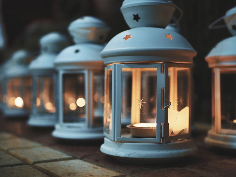Recycled Glass Jar Lanterns